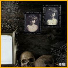 Korbi 3D obraz duha – sprememba obraza otroka (deklice), Halloween horror