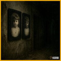 Korbi 3D obraz duha – sprememba obraza otroka (deklice), Halloween horror