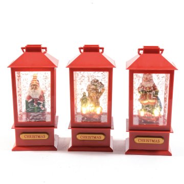 Mhome Pojoča laterna z lučko 9x9h19,5cm / več vzorcev / pvc