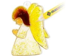 AMOS Božični set barv za vitraž AMOS Glass Deco Sun Deco Christmas, 10x10,5ml + 12 šablon