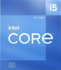 shumee PROCESOR Intel Core i5-12400F 18M predpomnilnika do 4,40 GHz