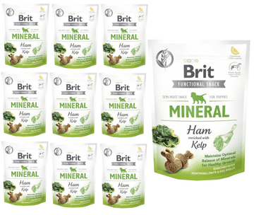 shumee Brit Care Dog Functional Snack Mineral Ham Pup 10x150g