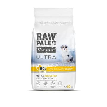 VetExpert VET EXPERT RAW PALEO Ultra Medium&Large Puppy Turkey - suha hrana za mladiče - 10 kg