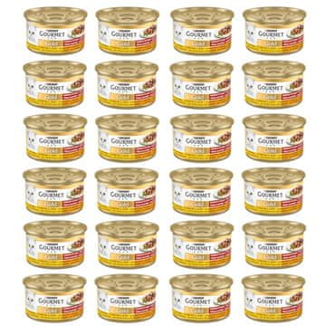 shumee GOURMET GOLD Piščanec in jetra v omaki 48x85g