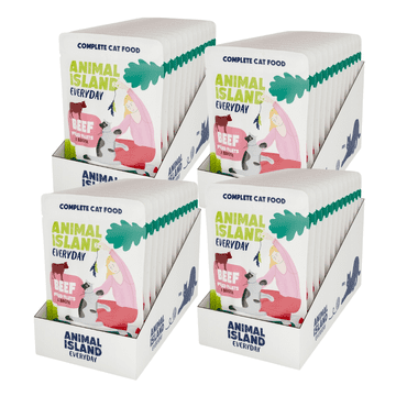 shumee ANIMAL ISLAND goveji file za mačke 48 x 85 g