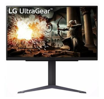 shumee LG 27-palčni IPS igralni monitor 180 Hz, 1 ms, HDR, G-SYNC, FreeSync, QHD 2560 x 1440, črne barve