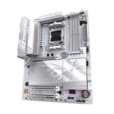 Gigabyte GIGABYTE B850 AORUS ELITE WIFI7 ICE Matična plošča - AMD Ryzen 9000 serije CPU-ji, 12+2+1 fazni digitalni VRM, do 8200MHz DDR5 (OC), 1xPCIe 5.0 + 2xPCIe 4.0 M.2, 2.5 LAN, WIFI 7, USB 3.2 Gen 2x2