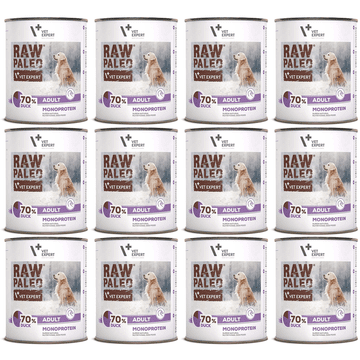 shumee VetExpert Raw Paleo Duck Adult Conservancy mokra hrana za pse 12 x 800 g