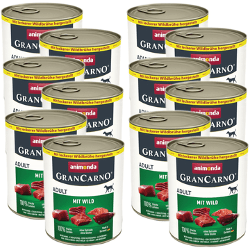 shumee ANIMONDA GranCarno mokra hrana za pse z divjačino 12 x 800 g