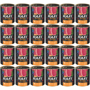 shumee Rafi pasja hrana raca, borovnica, brusnica 24 x 800 g