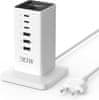 CS04-EU-WH namizna polnilna postaja, 3× USB-C, 3× USB-A, 30 W
