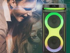 Manta SPK0804B160 HEKTOR prenosni KARAOKE zvočnik + mikrofon, daljinec