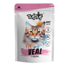 shumee TufTuf MOKRA HRANA ZA MAČKE VREČKE Z MEŠANICO 4 OKUSI 40 x 100 g