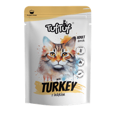 shumee TufTuf MOKRA HRANA ZA MAČKE VREČKE Z MEŠANICO 4 OKUSI 40 x 100 g