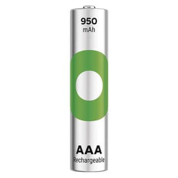 GP Polnilna baterija ReCyko, 950 mAh, HR03 (AAA), 4+2kos