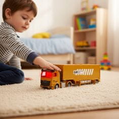 Kruzzel Interaktivni gradbeni tovornjak z žerjavom 44cm LED + zvok