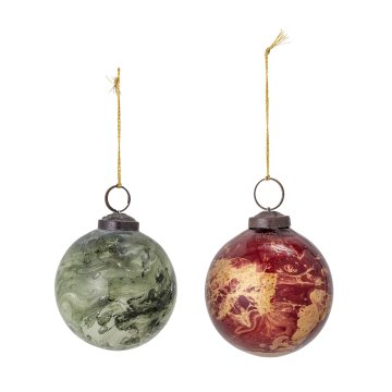 shumee Marmorne božične kroglice S, 2 kosa.