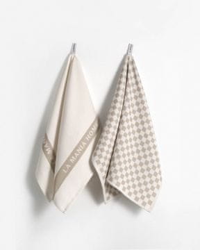shumee Kuhinjske krpe Classy Beige, 2 kosa.