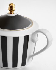 shumee Vrč s črnimi črtami