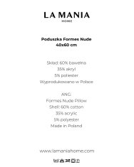 shumee Vzglavnik Formes Nude 40x60 cm