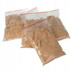 Kruzzel Ustvarjalni komplet za gradnjo iz kinetičnega peska 750g v škatli