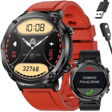 shumee GRAVITY GT21-6 MOŠKA PAMETNA URA - BLUETOOTH KLIC, DODATNI PAS (sg025f)