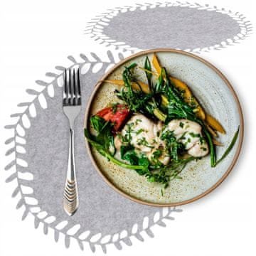 shumee DEKORATIVNA PODLOGA ZA KUHINJSKI KROŽNIK ZA MIZO POD FILCOM 36x36