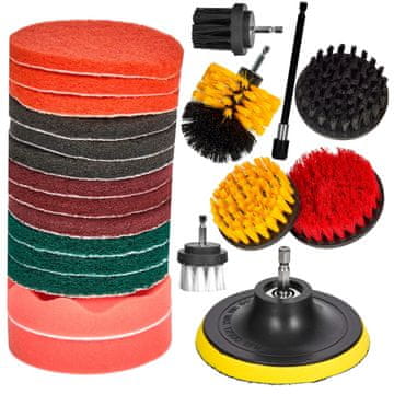 shumee Set ščetk za sveder - 22 kos. KD10997