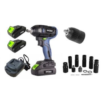shumee 21V AKUMULATORSKI UDARNI KLJUČ - KD3408 KIT