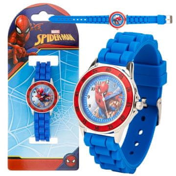 MARVEL COMICS MARVEL Spider-Man Otroška KVARČNA zapestna URA, ANALOGNA ura za učenje ZA FANTE 6+