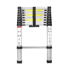 shumee Aluminijasta lestev 8 stopnic / 2,6 m / max 150 kg