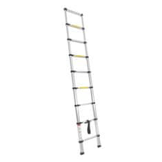 shumee Aluminijasta lestev 8 stopnic / 2,6 m / max 150 kg