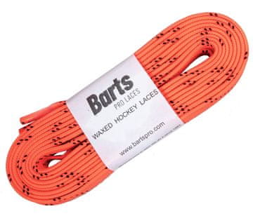 shumee Barts Pro Laces 305 cm povoščene hokejske vezalke (neon roza)