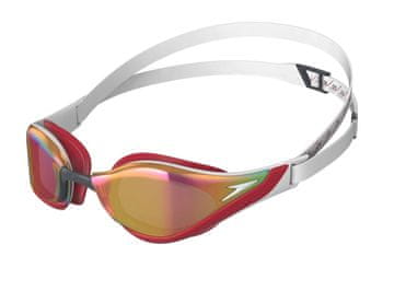 shumee Plavalna očala Speedo FASTSKIN Pure Focus Mirror (rdeča/bela)