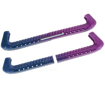 shumee GuarDog DELUXE ščitniki za figure in hokejske drsalke (modre/vijolične bleščice - CMZ Blue Rainbow GLT) spreminjanje barve