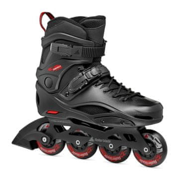 shumee Rollerblade RB 80 black red 38 freeride drsalke
