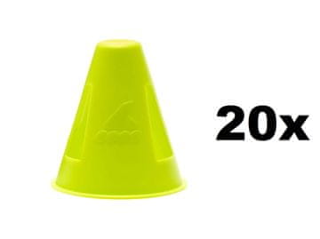 shumee Rollerblade SPORT STOŽCI slalom skodelice 20 kom limet