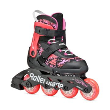 shumee Rollerblade MICROBLADE SL G black coral nastavljivi otroški rolerji