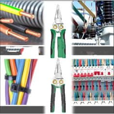 Vixson Večnamenske klešče za odstranjevanje izolacije žic | POWERPLIERS