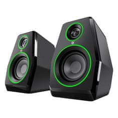 Defender Solar 10 2.0 gaming zvočniki RGB, USB/AUX/BT 5.3 (65940)