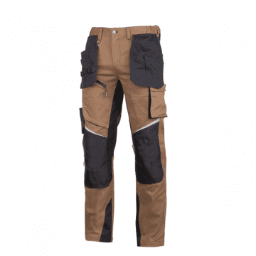 LAHTI HLAČE RJAVO-ČRNE SLIM FIT 2XL LAHTI L4052205