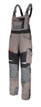 LAHTI HLAČE Z NARAMNICAMI KAKI-ČRNA FLEKSIBILNA M LAHTI L4060902