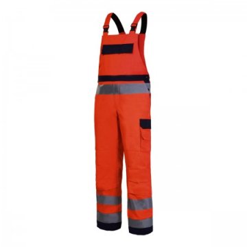 LAHTI HLAČE VIDLJIVE Z NARAMNICAMI PREMIUM ORANŽNE "2XL" LAHTI L4110605