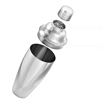 shumee Cobbler Shaker 3-delni 750 ml srebrnega sijaja