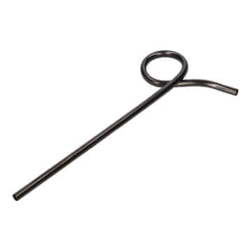 shumee Slamica za večkratno uporabo z zanko, črno nerjaveče jeklo