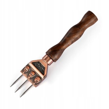 shumee Starinska bakrena lobanja, cepec za led iz nerjavečega jekla