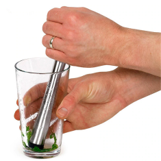 shumee Vrhunski jekleni natakar muddler