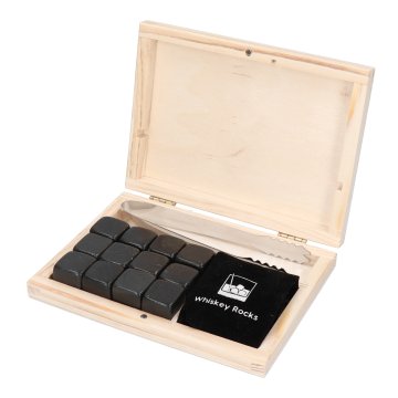 shumee Premium set v leseni škatli - bazalt