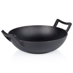 Artemis Litoželezna globoka ponev Wok za cvrtje in dušenje azijskih jedi 32 cm
