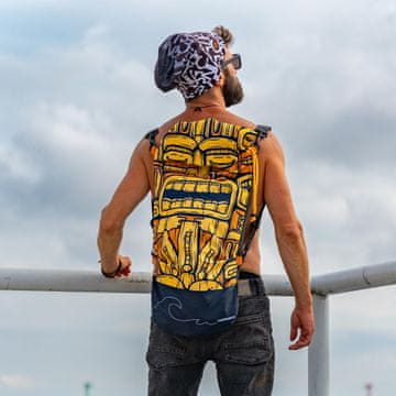 shumee Tooba dolga torba Tiki skateboard nahrbtnik joga podloga